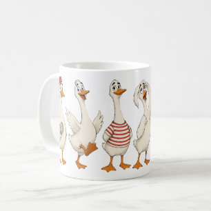 Grappige Gans Karakter Set Koffiemok