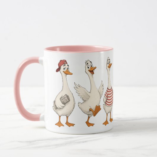 Grappige Gans Karakter Set Mok (Links)