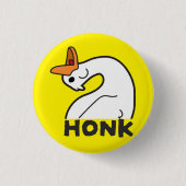 Grappige Gans Knop Ronde Button 3,2 Cm (Voorkant)