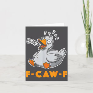Grappige Gans Meme T-shirt Grapvogel Humor Spreuk Kaart