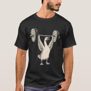 Grappige Gans Spier Moeder Gympomp Hoes Gewichten T-shirt