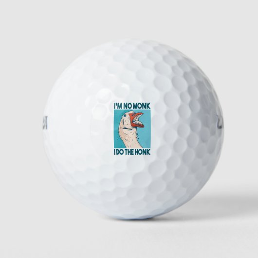 Grappige Gans Toeter Vogel Golfballen (Voorkant)