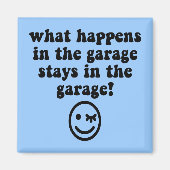 Grappige garage magneet (Voorkant)