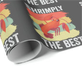 Grappige Garnaal Schaaldieren Houd het Garnalig Vi Cadeaupapier (Rol Hoek)