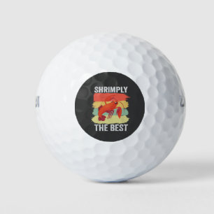 Grappige Garnalen Schaaldieren Houd het Garnalig V Golfballen