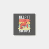 Grappige Garnalen Schelpdieren Houd het Shrimple G Post-it® Notes (Voorkant)