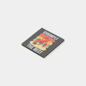 Grappige Garnalen Schelpdieren Houd het Shrimple G Post-it® Notes (Schuin)