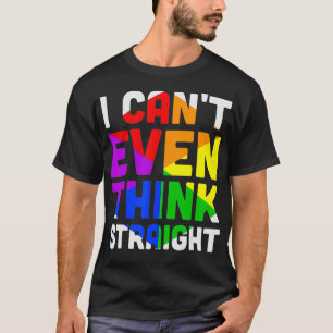 Grappige Gay Pride Regenboog Vlag Queer Biseksueel T-shirt