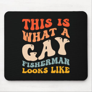 Grappige Gay Pride Vissen Hoe Een Gay Visser Er Ui Muismat