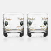 Grappige gazon kommen gebowld mooi, drinkware set whisky glas (Achterkant)