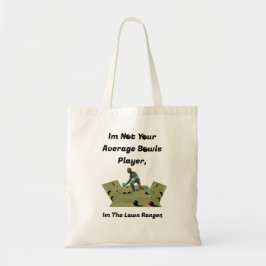 Grappige gazon kommen ranger, tote bag
