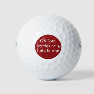 Grappige gebeds golfballen