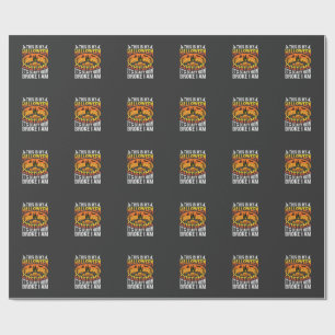 Grappige Gebroken Halloween Kostuum Spookhuis Ontw Cadeaupapier