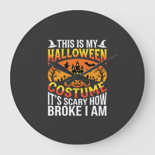 Grappige Gebroken Halloween Kostuum Spookhuis Ontw Grote Klok