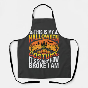 Grappige Gebroken Halloween Kostuum Spookhuis Ontw Schort