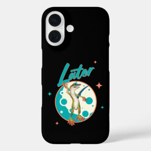 Grappige Gecko Later Uitstel Humor iPhone 16 Hoesje