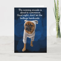 Grappige gedachte van de pug