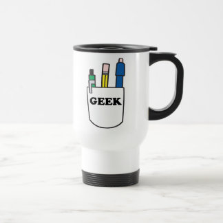 Grappige GEEK Zakbeschermer Reisbeker
