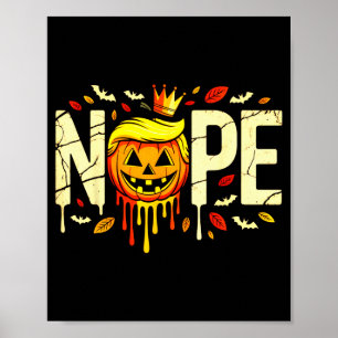 Grappige Geen Koningen Halloween 2025 Versleten Vl Poster