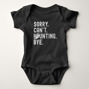 Grappige geest achtervolgen retro Halloween Romper