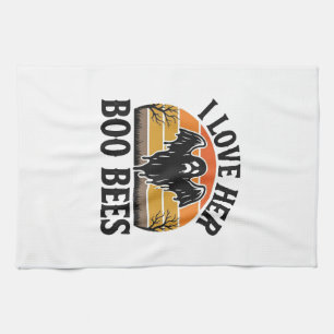 Grappige Geest Bij Punt Vintage Halloween T-Shirt  Theedoek