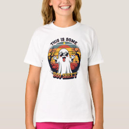 Grappige Geest “Boo Sheet” Halloween T-shirt