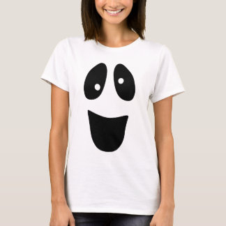 Grappige geest gezicht schattig halloween t-shirt