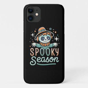 grappige geest met hoeden, griezelig seizoen iPhone 11 hoesje