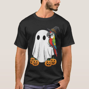 Grappige Geest Papegaai Pompoen Halloween Kinderen T-shirt