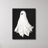 Grappige geest van Halloween verleden tekening Canvas Afdruk (Voorkant)