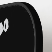 Grappige geest van Halloween verleden tekening Pickleball Paddle (Links Detail)