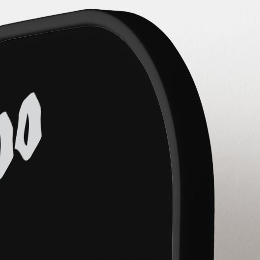 Grappige geest van Halloween verleden tekening Pickleball Paddle (Links Detail)