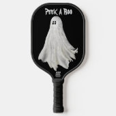 Grappige geest van Halloween verleden tekening Pickleball Paddle (Voorkant)