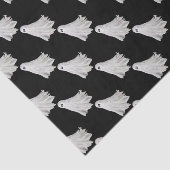 Grappige geest van Halloween verleden tekening Tissuepapier (Detail)