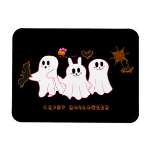 Grappige geesten poseren voor een Afbeelding   Fot Magneet