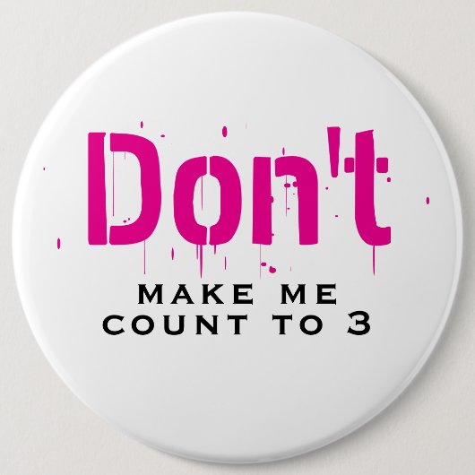 Grappige Geestige Koele Slimme Minimalistische Kno Ronde Button 6,0 Cm (Voorkant)