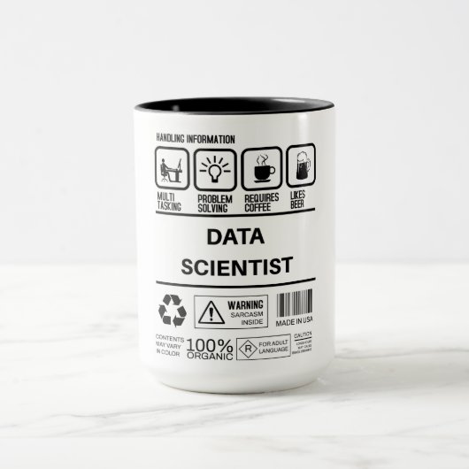 Grappige gegevens Wetenschapper Handling Informati Mok (Midden)