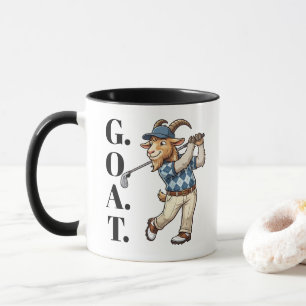 Grappige Geit Golfer Slaghout Mok