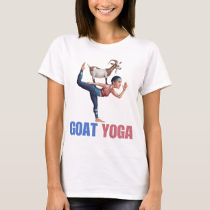 Grappige Geit Yoga Terug Pose, Yoga Geit Lover T-shirt