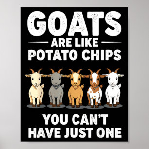 Grappige Geiten Zijn Als Aardappel Chips, Je Kan N Poster