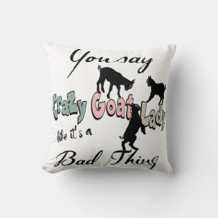 GRAPPIGE GEITEN Zuidwest Warme Kleuren Crazy Goat Kussen