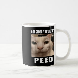 Grappige Gekke kattenmemes van 919 Design beschouw Koffiemok