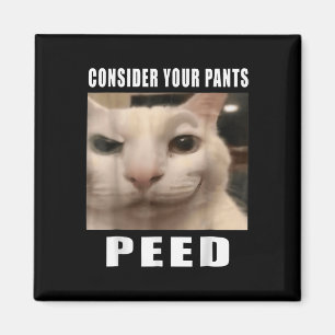 Grappige Gekke kattenmemes van 919 Design beschouw Magneet