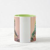 Grappige gekko eten spaghetti mok (Midden)