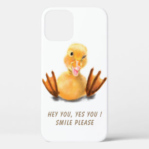 Grappige Gele Eend iPhone Case - Aanpasbaar