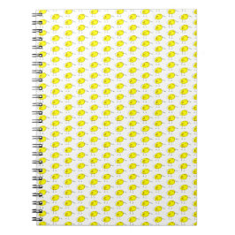 Grappige Gele Vogels Doodle Notitieboek