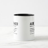 Grappige Geluidstechnicus Audio Engineering Defini Mok (Midden)
