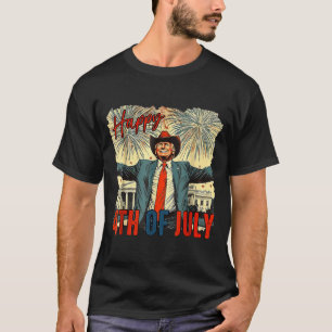 Grappige gelukkige 4 juli Onafhankelijkheidsdag T-shirt