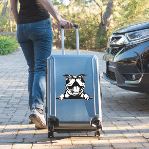 Grappige gelukkige Bulldog Sticker