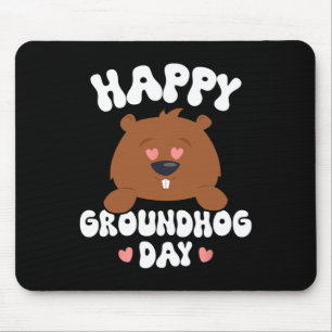 Grappige Gelukkige Groundhog Dag 2025 3 Muismat